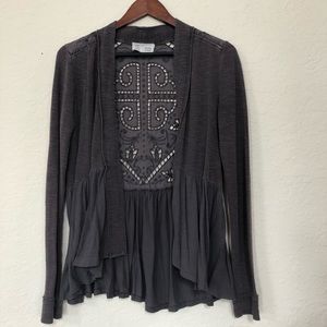 Anthropologie Saturday Sunday Grey Jacket Small